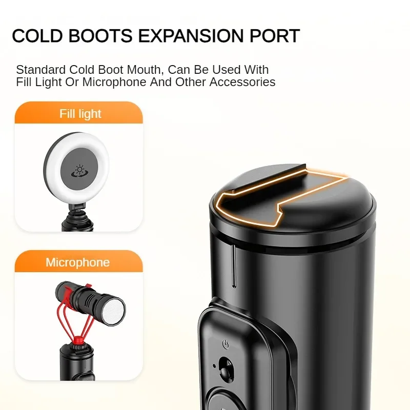 LISCN C10 Smartphone Selfie Tripod 1.83m Aluminum Alloy Telescopic Stick with 8 Section Extension for Video Recording Live