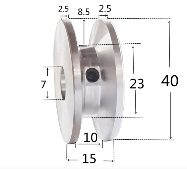 Aggregate more than 142 v belt pulley drawing best seven.edu.vn