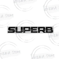 Enhanced Metal Badge Stickers for Car Rear Trunk Emblem (SUPERB)