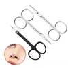 Stainless Steel Eyebrow Scissor Makeup Eyelash Trimmer Facial Hair Remover Manicure Scissor Nose Hair Tool Beauty Mini Scissorsl 1