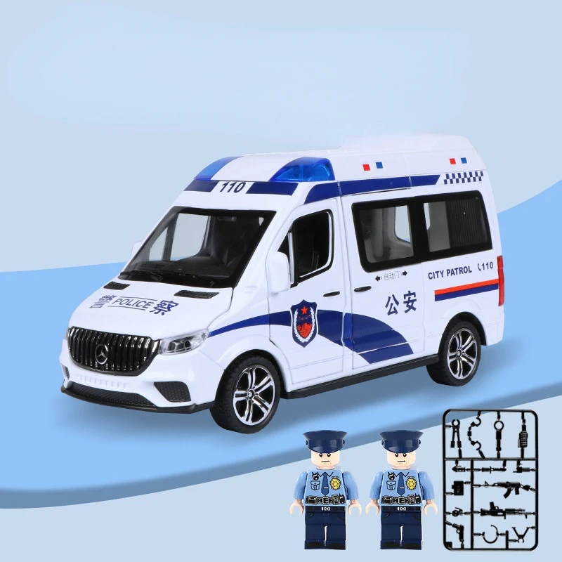 remote control car price Nicce 1:24 Benz Hospital Rescue Ambulance Metal Car Model Pull Back Sound and Light Alloy Car Toys for Children Boys Gifts A408 remote control cars for adults RC Cars