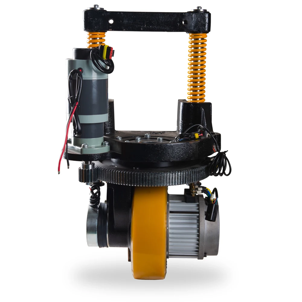 

1.5kw series sepex motor horizontal DC drive wheel with electric steering motor