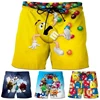 Funny M&M's Chocolate Bean Beach Shorts Men 3D Printing M&M Board Shorts Swimsuit Summer Quick Drying Shorts Sport Shorts 1