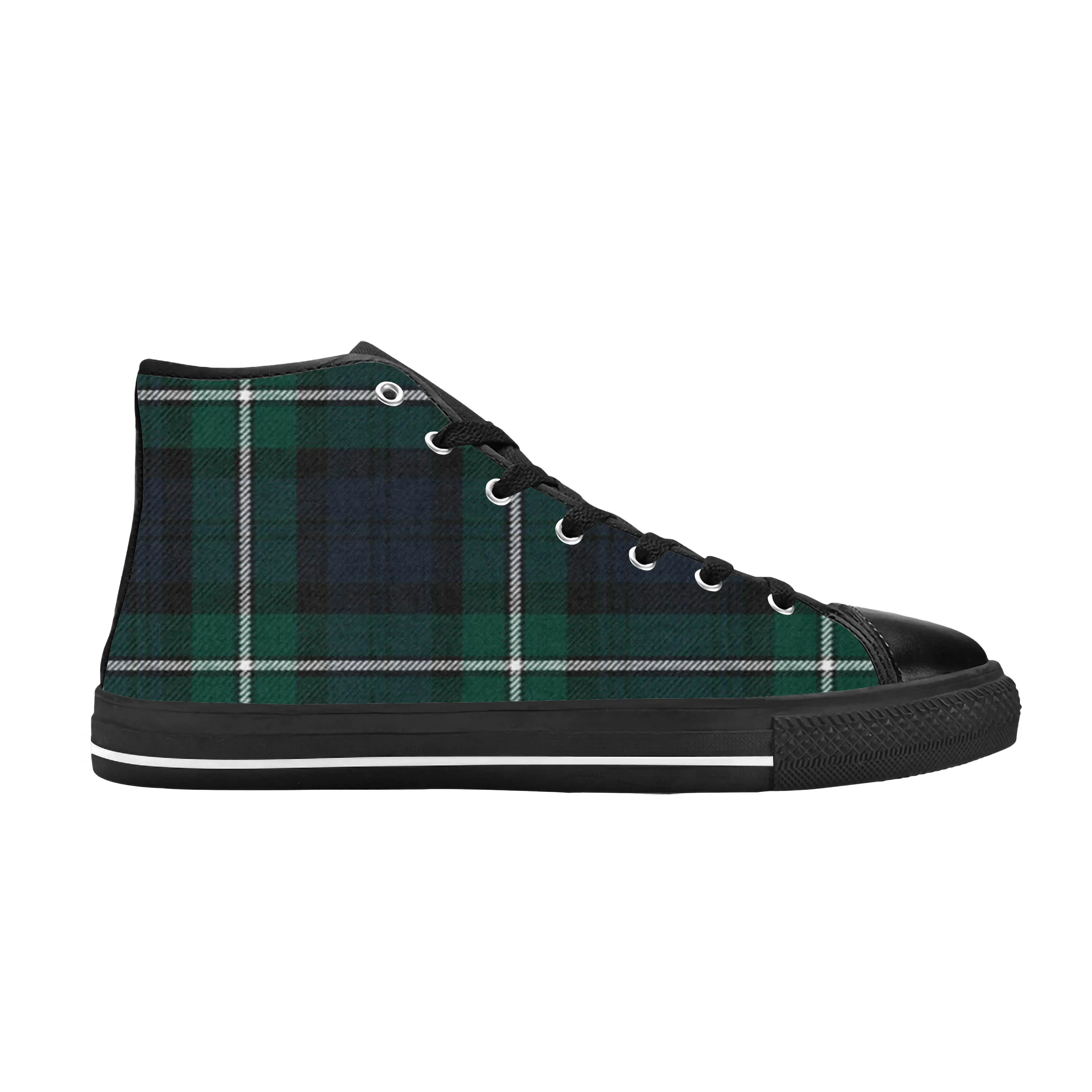 Forbes Scottish Stewart Clan Tartan Plaid Ancient Casual Cloth Shoes High Top Comfortable Breathable 3D Print Men Women Sneakers
