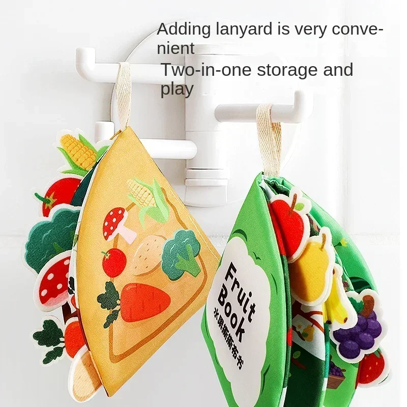 Children Tear Cloth Book Toys Matching Picture Can Repeatedly Tear Paste Puzzle Early Education Cognition Cloth Art 4