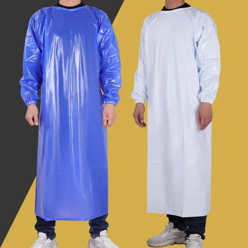 

Wear-resistant, Overalls, Apron Waterproof Proof Wearing Anti Oil Lengthened For Enlarged And Apron, Slaughter Aquatic