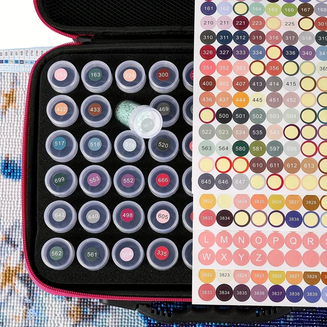 Diamond Painting Tool Set Storage Bag Tool Box Hand Luggage Tool Set 30 Tools 4