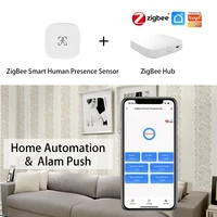 ZigBee-Capteur de mouvement de présence humaine, WiFi, 5.8G, 2.4G, MmWave, Shoance, Distance Detection, Tuya Smart Life, Home Sunflower 2