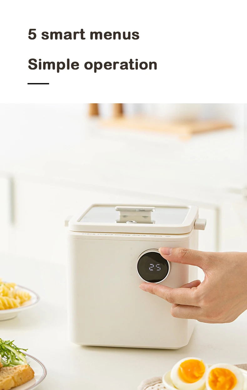 Description Picture 3 of itemDMWD Electric Egg Steamer Multifunction Egg Boiler Water Separated Slow Cooker Household Timing Food Steamer Breakfast Machine