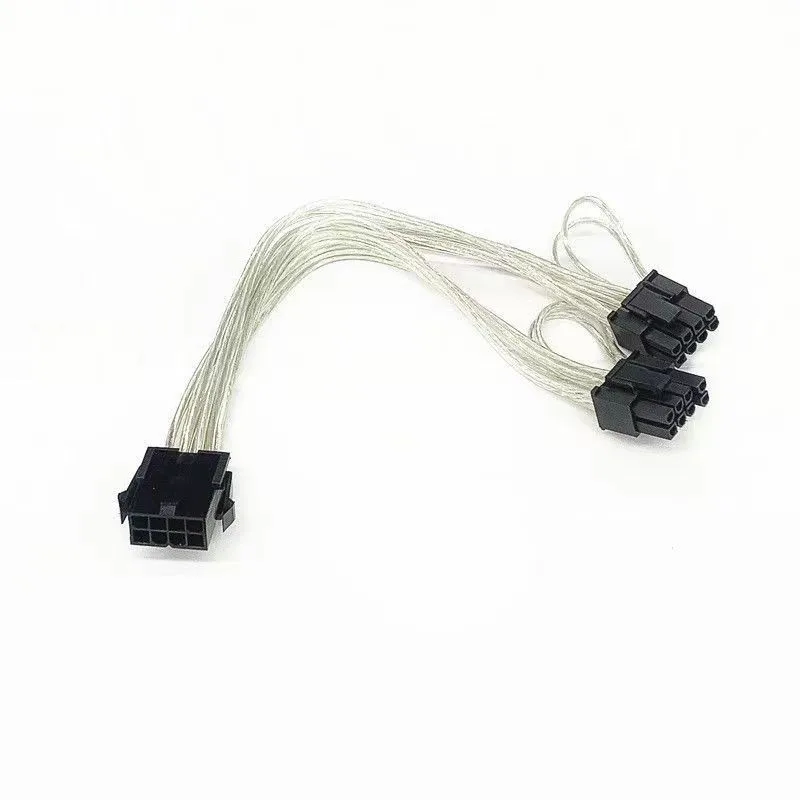 CPU �Ǵ� GPU ä����� �׷��� ī��, ���� PCI-E PCIe 8 �� ���� ���� ��ġ �й�� ���̺� �ڵ�, 0.2m, 8 ��-2x8 �� (6 + 2)