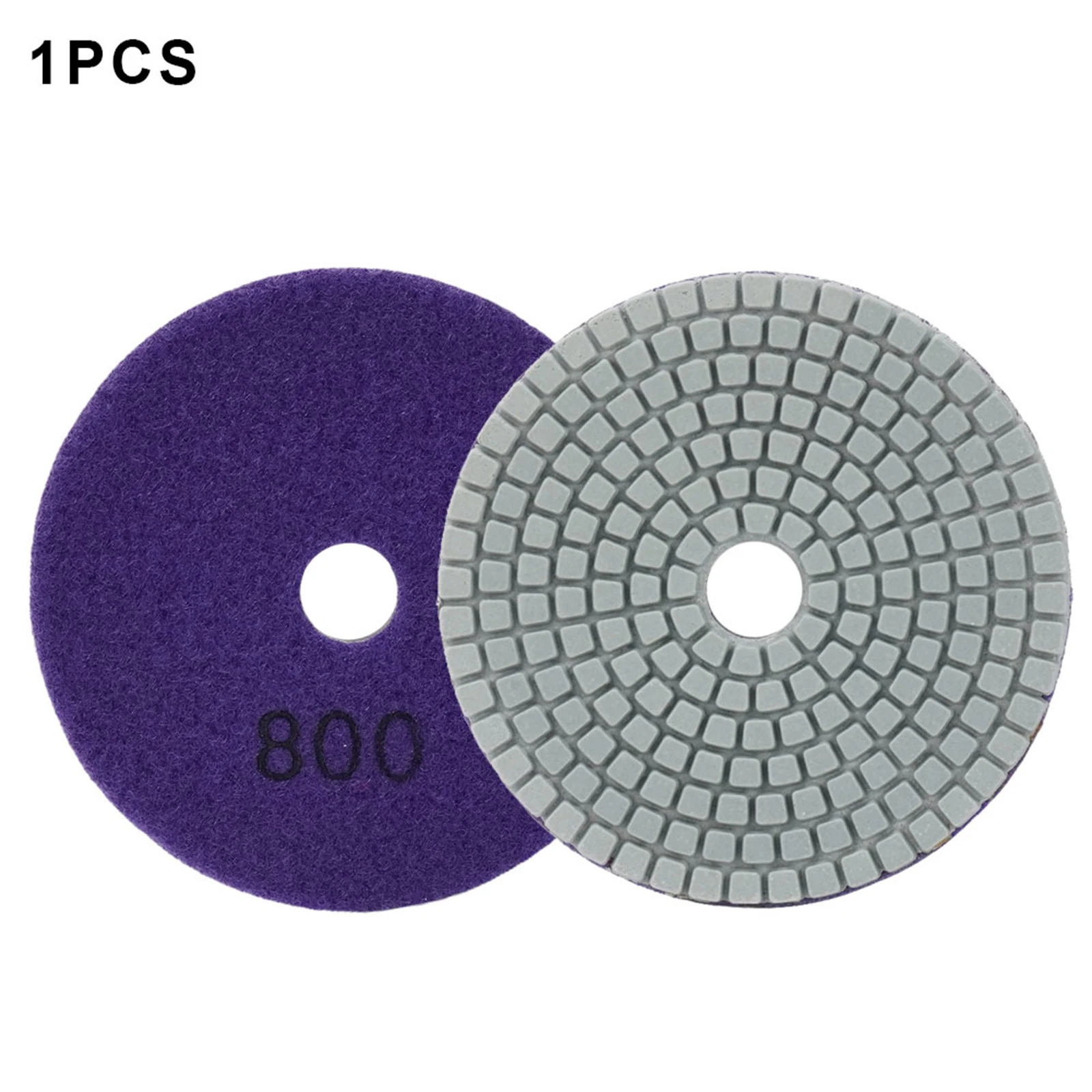 4 Diamond Polishing Pad for Wet/Dry Sanding and Polishing of Granite, Concrete, Marble, Glass, and Stone Surfaces