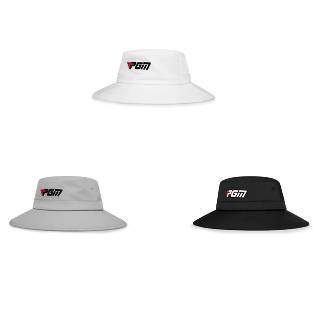 PGM Men UV Adjustable Buckle Windproof Quickdrying Rope Cap Sweat-absorbing Band Outdoor Golf Hat Fisherman Hats MZ059