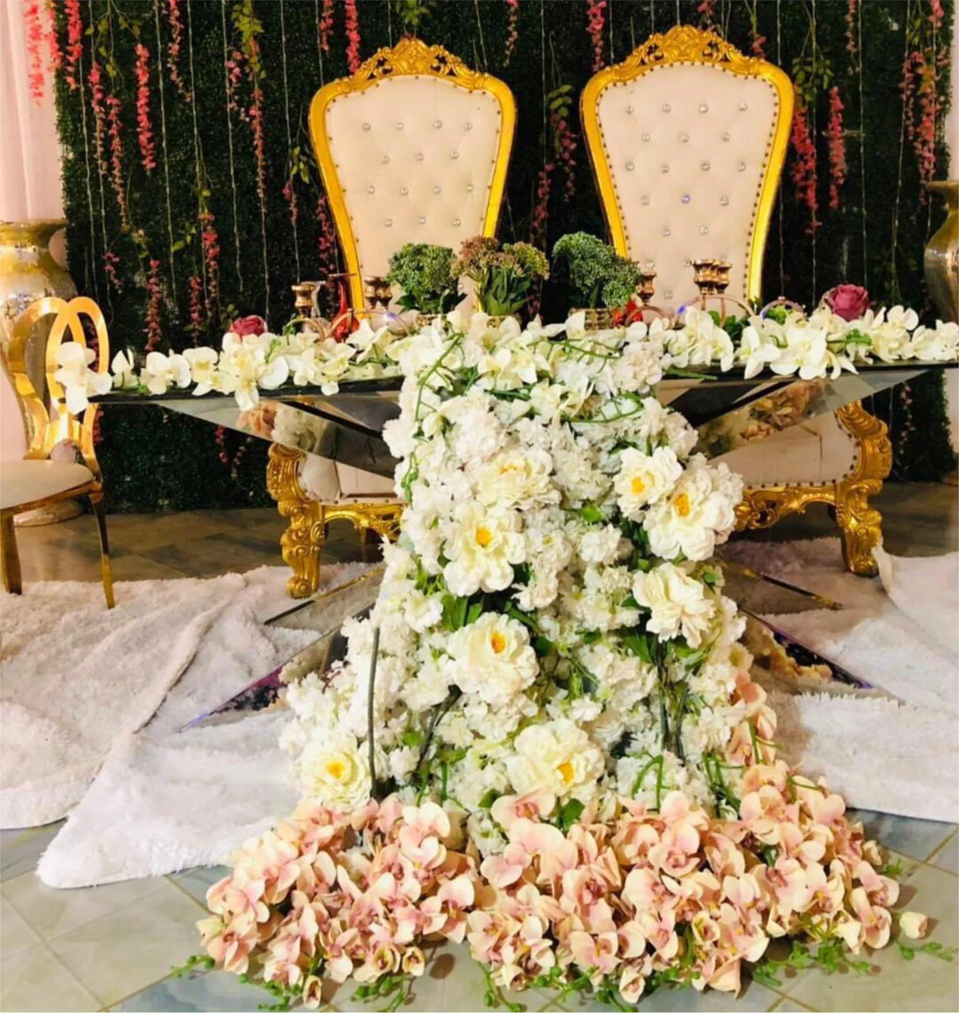 Nordic Modern high back queen king throne wedding event hotel party sofa chair