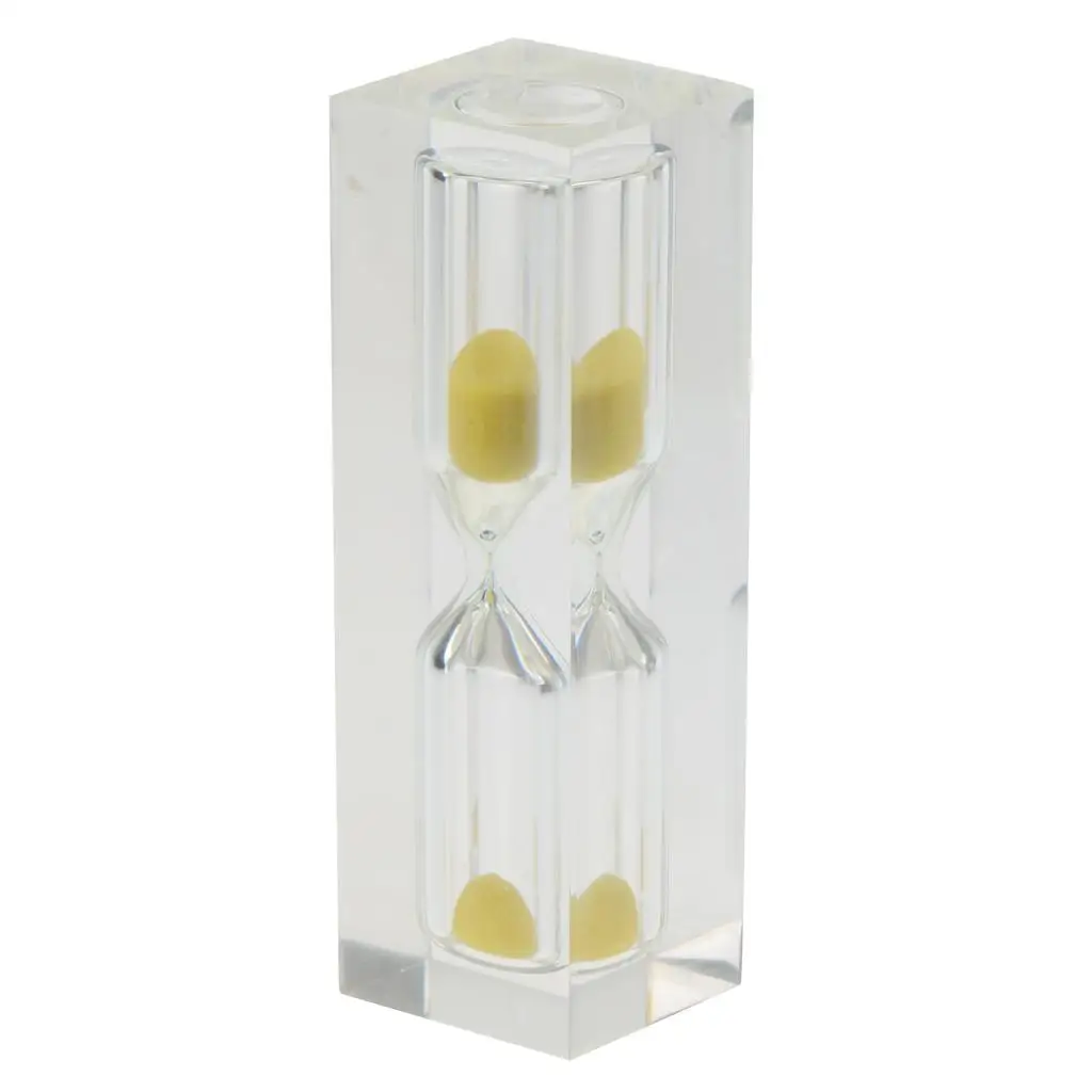 Clear Acrylic Sandglass 3 Mins Hourglass Sand Egg Timer Clock Home Decor Gifts 4