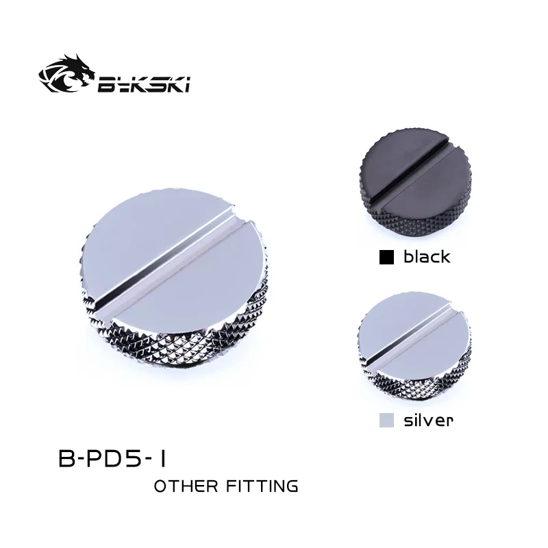 Bykski B-Pd5-1,G1/4 ''Scanalature Tappi Di Raffreddamento Ad Acqua, Mano Facile Stringere Accessori Di Arresto Dell'Acqua Raccordi Di Raffreddamento A