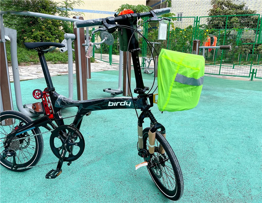 Use for Brompton folding bike bags & panniers picnic basket storage bag waterproof cover aluminum mount bike bag bicycle bag bicycle basket bike accessory