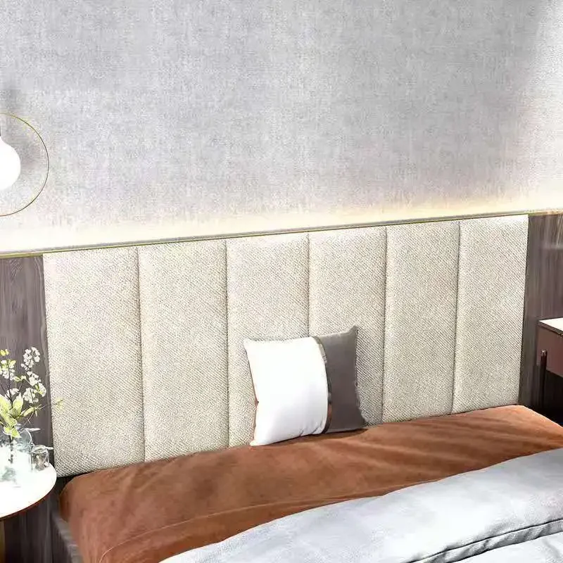 Bed Headboard Sticker Hotel Room Decor Aesthetic Anti-collision Head Board Bedroom Tatami Front Panels Self-adhesive Cabecero