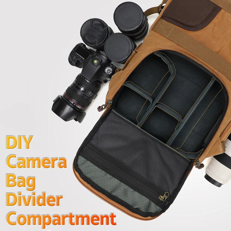 DIY Backpack Camera Dividers Separators Portable Camera Bag