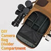 DIY Backpack Camera Dividers Separators Portable Camera Bag Replacement Compartments Backpack Knapsack Cameras Lenses Partition