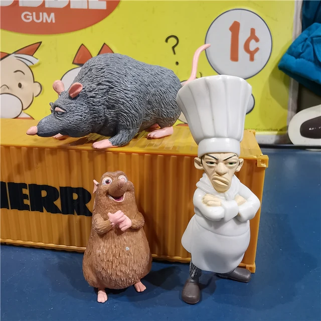 Disney Pixar Ratatouille Remy Colette Linguini Emile Talking Action Figure New e