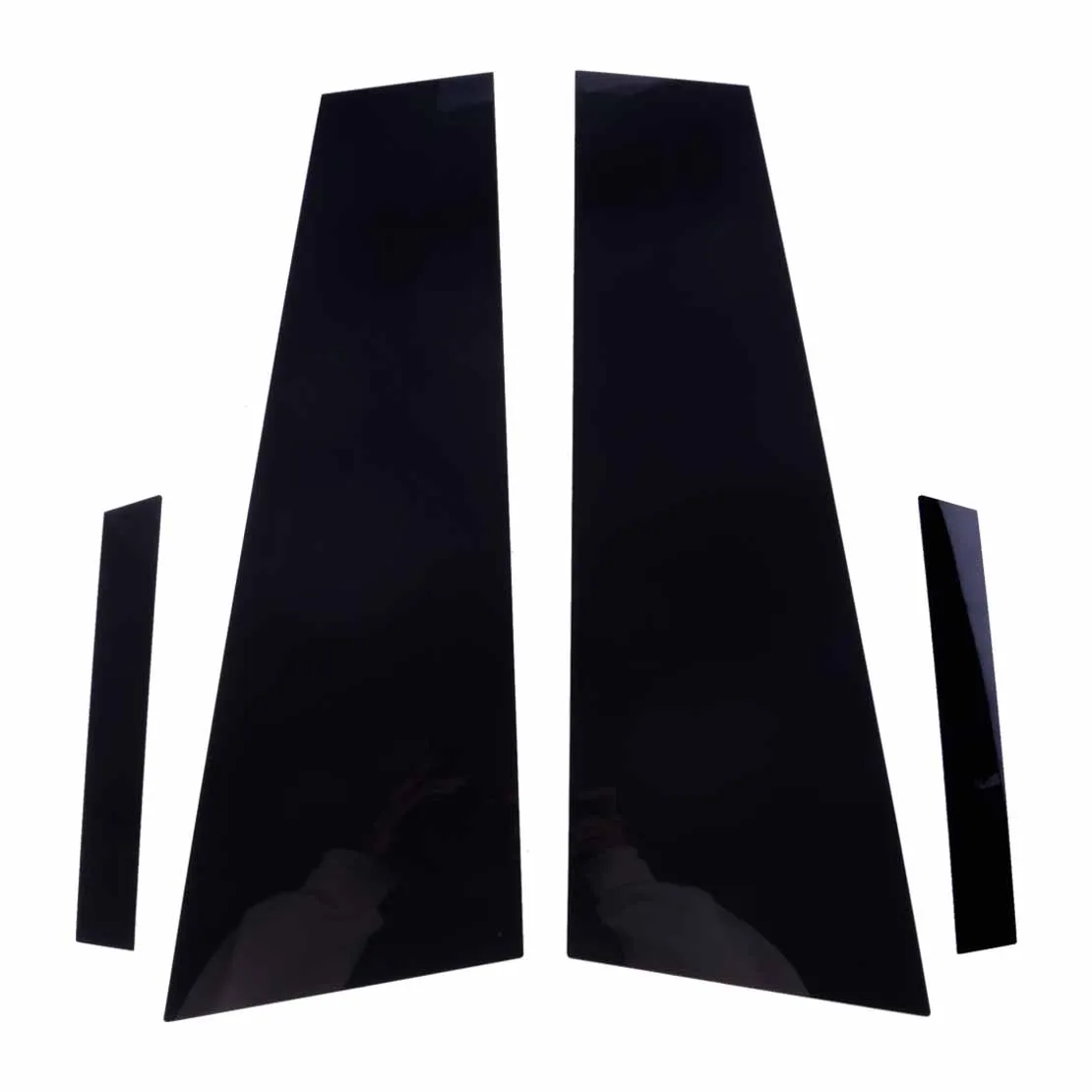 

4pcs Glossy Black Car Window Door B C Pillar Posts Cover Trim Fit for Mercedes-Benz CLS C219 2006 2007 2008 2009 2010 2011