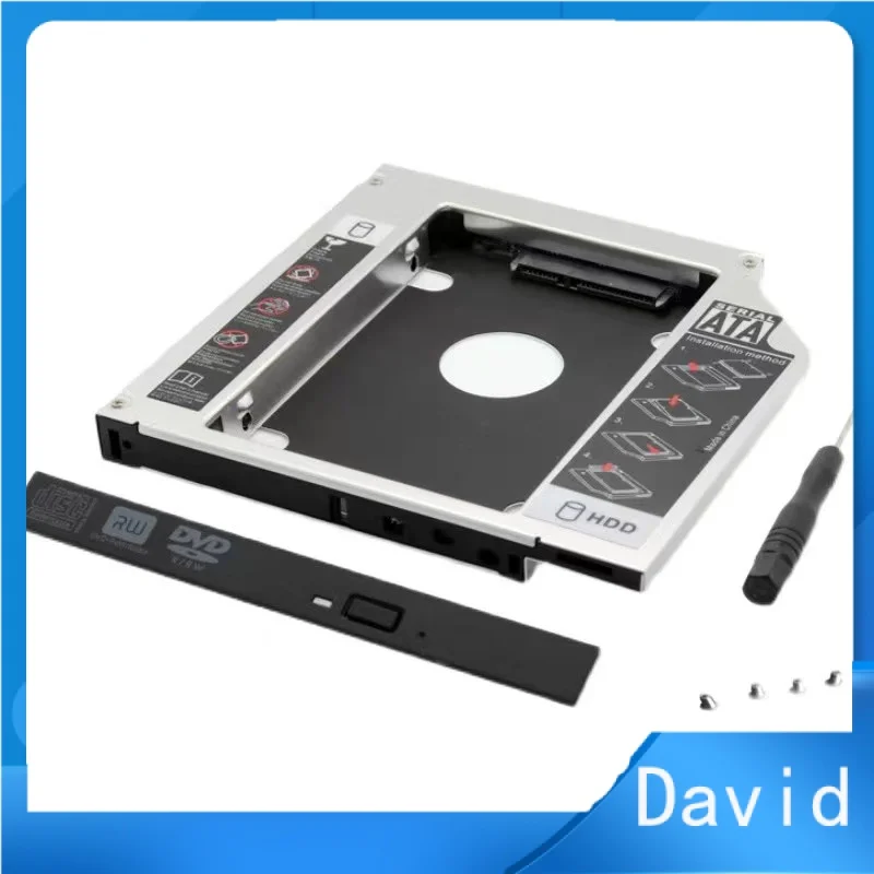 9.5Mm 2Nd Sata Hard Drive Hdd Ssd Enclosure Kadi Per Hp 245 250 255 450 470 G4 G5 G6 Gud1N Dvd Odd