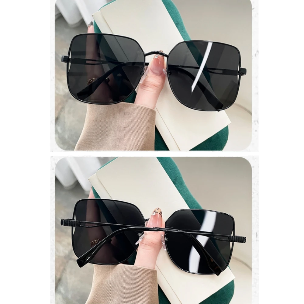 Fashion Light Luxury Ladies Sunglasses Metal Frame Sunglasses Ultraviolet Sun Glasses For Women Uv400 2025 New Eyewear