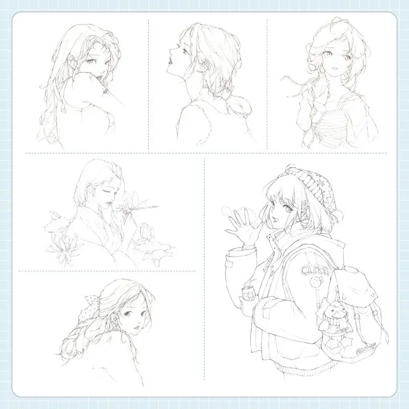 Рисунок 3 - Эскиз иллюстрации «JIA REN»