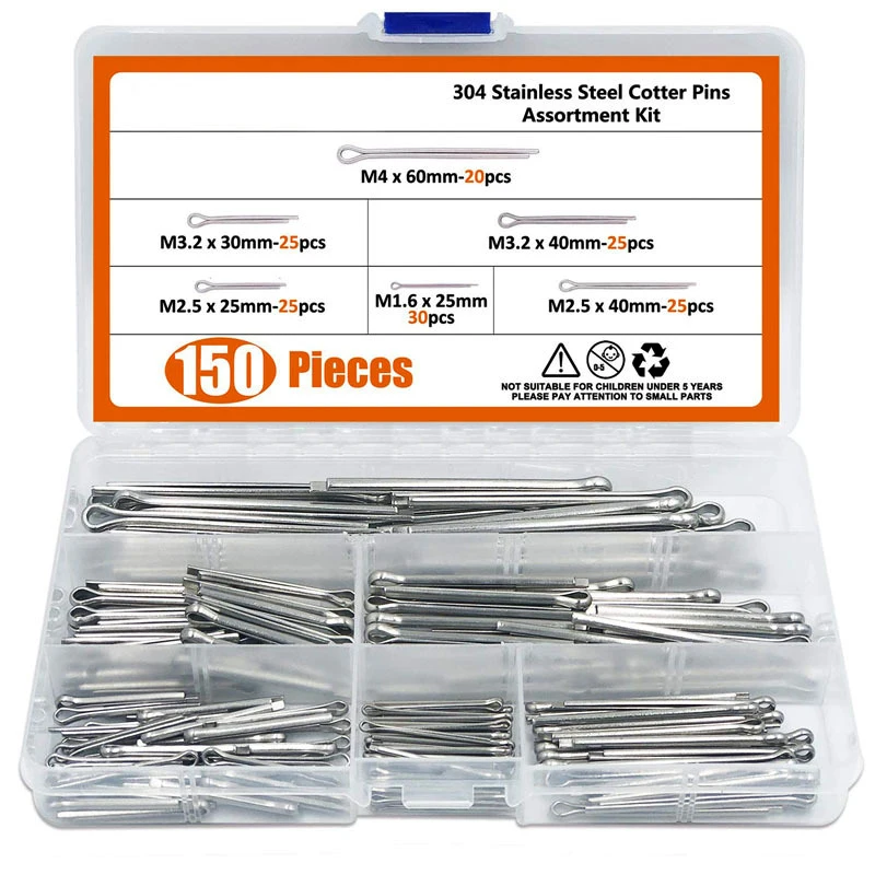 Pasadores De Acero Inoxidable 304 - 5mm X 6mm, 20 Piezas, Para Estanterías, Muebles Y Herramientas