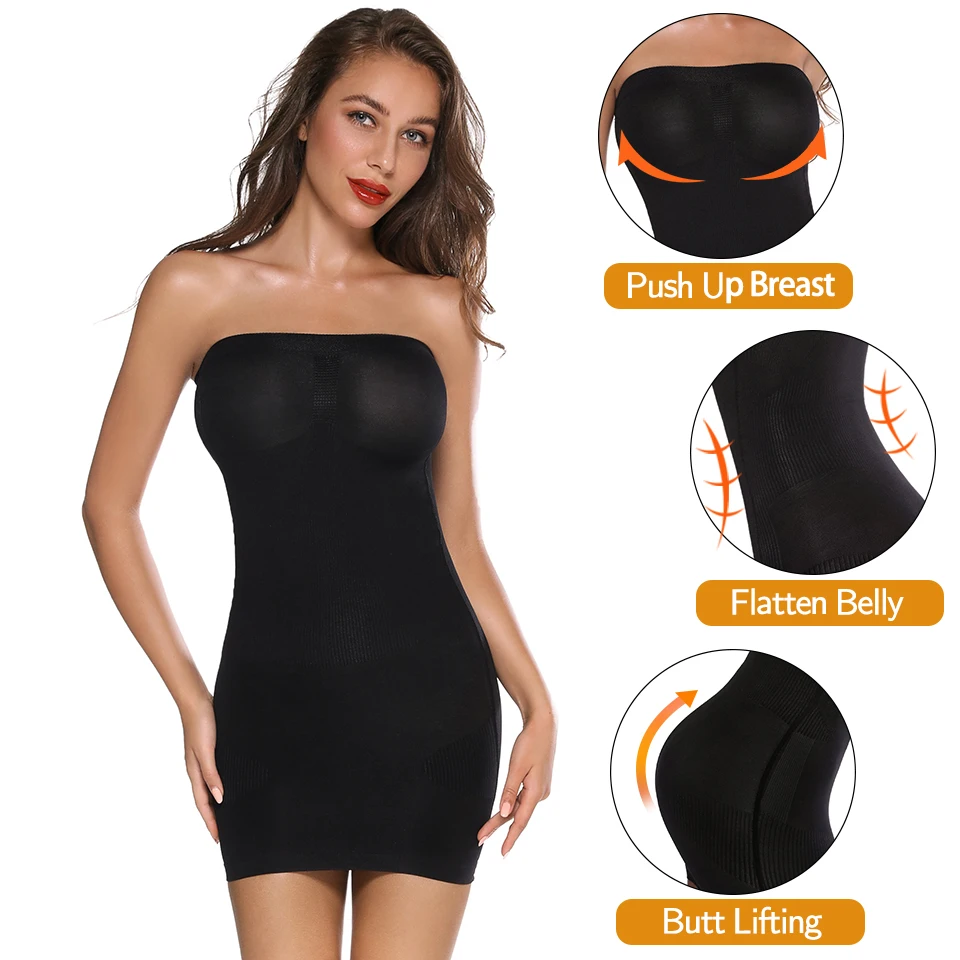 Dresses Hide Belly Bulge Body Shaper Black Ladies Pull Pants Seamless  Bodyshaper Waist Trainer Knickers Trouble in A Tight Dress Body Suit Ladies  Lingerie : : Fashion