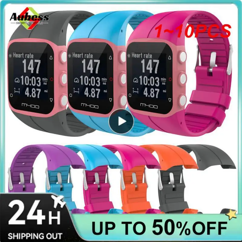 Custodia Protettiva Per Cinturino Da 1 ~ 10 Pezzi Per Polar M430 M400 Cinturino Per Orologio Sportivo In Silicone + Custodia Protettiva Per Polar M400