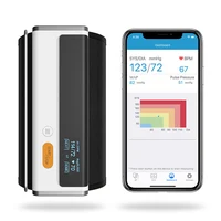 Wireless Bluetooth Smart Blood Pressure Monitor Uppr Arm Cuff BP Machine with ECG Monitor and EKG Free APP Support 1