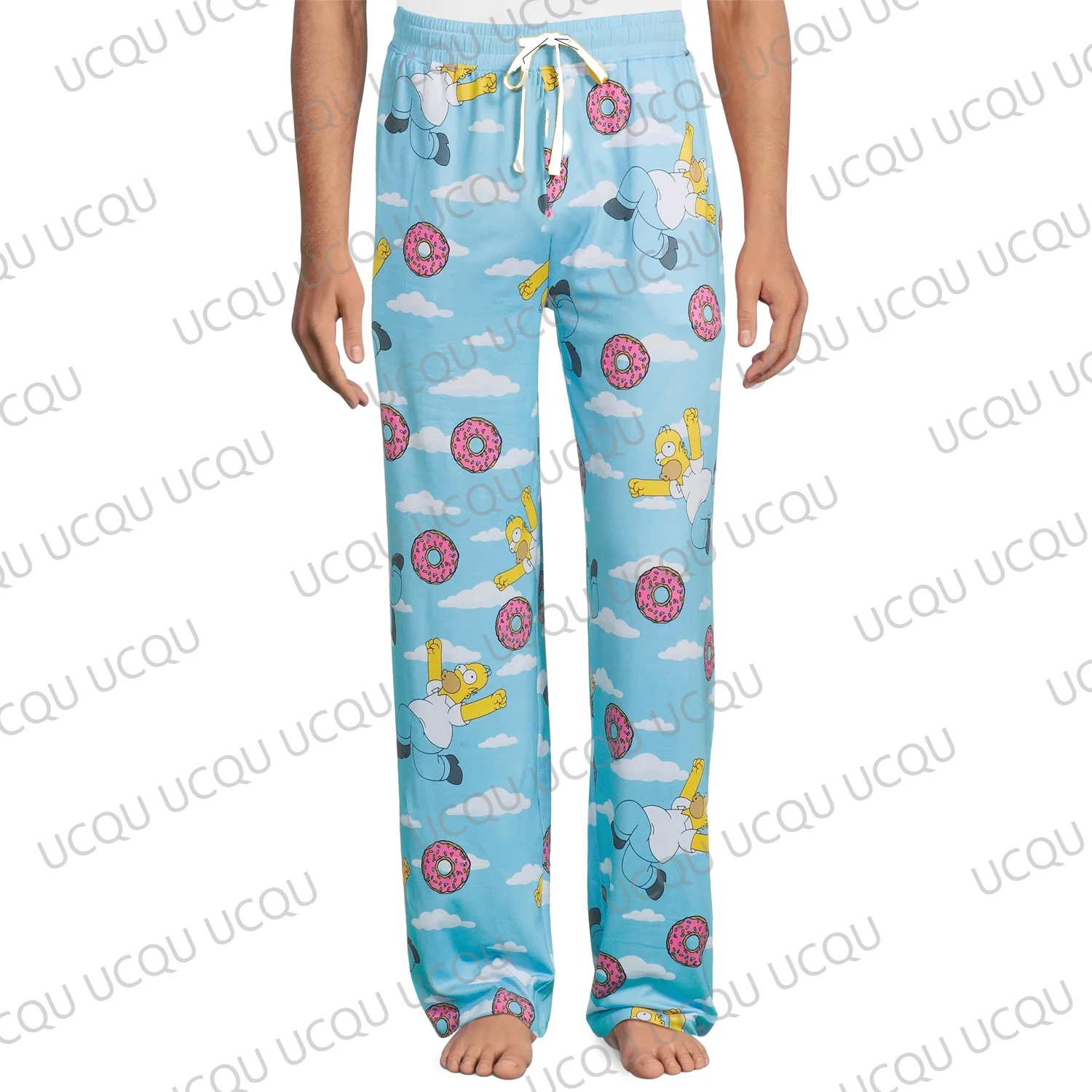 Halloween Homer Donut Clouds Sleep Pants Oversized Adult/Kids Pajama Pants 3D Printed Pyjama Trousers