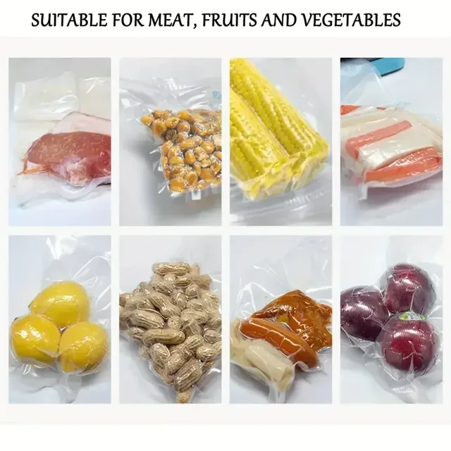 Deux rouleaux de sacs scellés sous vide pour le stockage des aliments, sans BPA, très adaptés au stockage sous vide des fournitures de cuisine ménagères 5