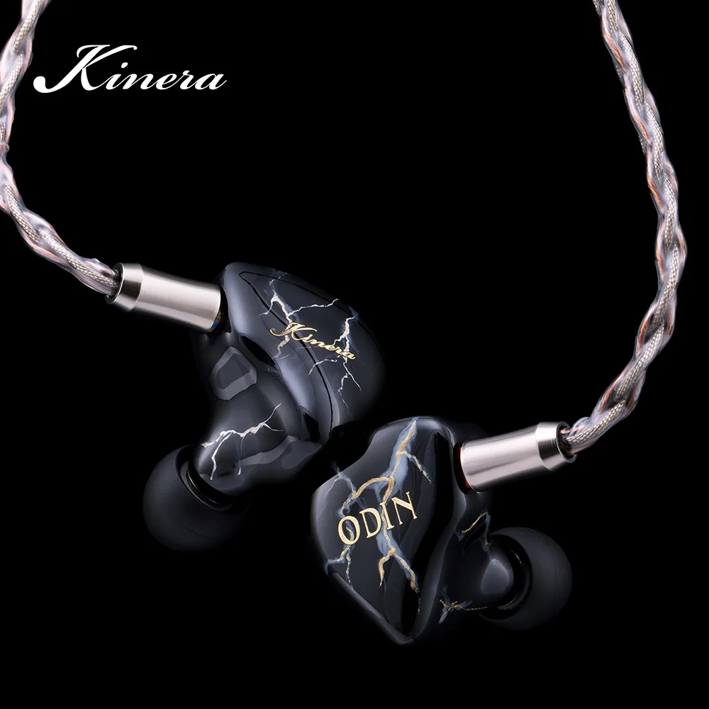 

Kinera Imperial Odin 2.0 K8 8BA Wired In Ear Earphones Hifi IEMs 8 Balanced Armature Ear Hook Monitor 2.5/3.5/4.4mm Plug Earbuds