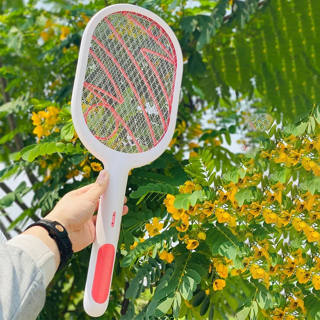 Rovar Ütő Swatter Zapper Nyári Usb Újratölthető Elektromos Ütés Kettős Célú Fizikai Szokatlan Háztartási Szerszámok 2 - Image 5