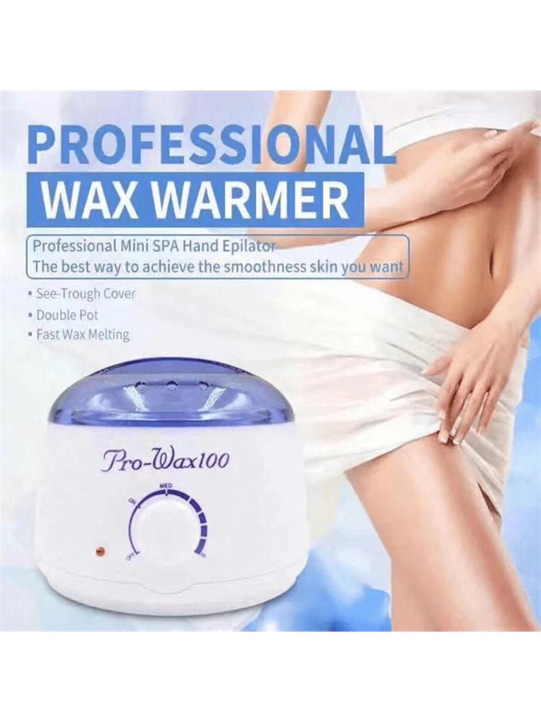 Waxing Kit,Wax Warmer For Painless Wax Heater Hair Removal Hard Wax Beans For Full Body, Legs, Face, Eyebrows, Bikini Wax For Wo 4