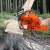 Gas Chainsaw with 24 inch Guide Bar,2-Cycle 65cc Gasoline Power Chain Saws 3.4KW 1