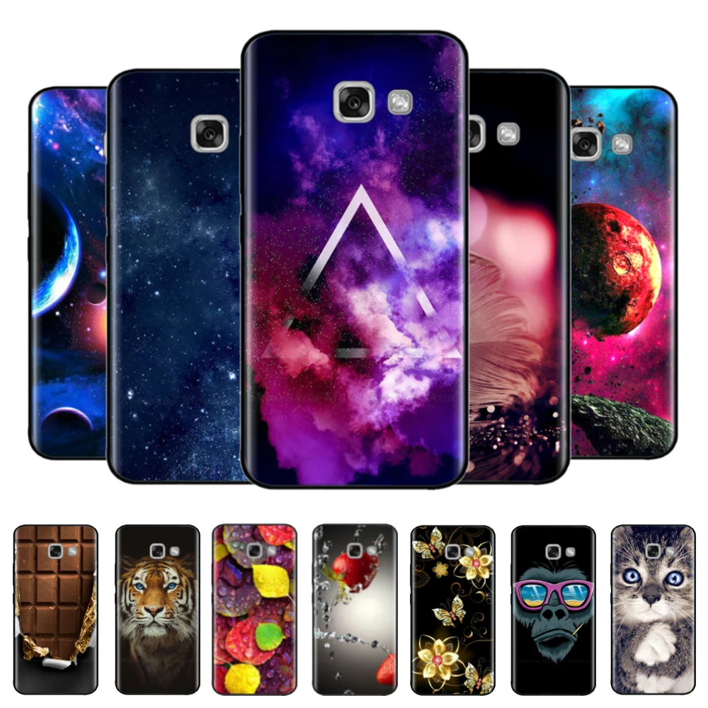 Custodie Per Samsung Galaxy A3 A5 A7 2017 Custodia In Silicone Morbido Tpu Cover Posteriore Per Samsung A7 A5 A3 2017 Custodia Protettiva Per Paraurti