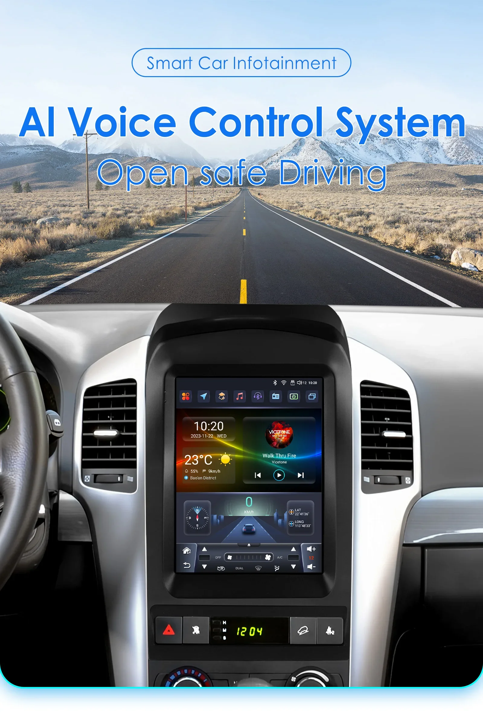 9,7-inch touchscreen autoradio voor Chevrolet Captiva 2006-2012 Android