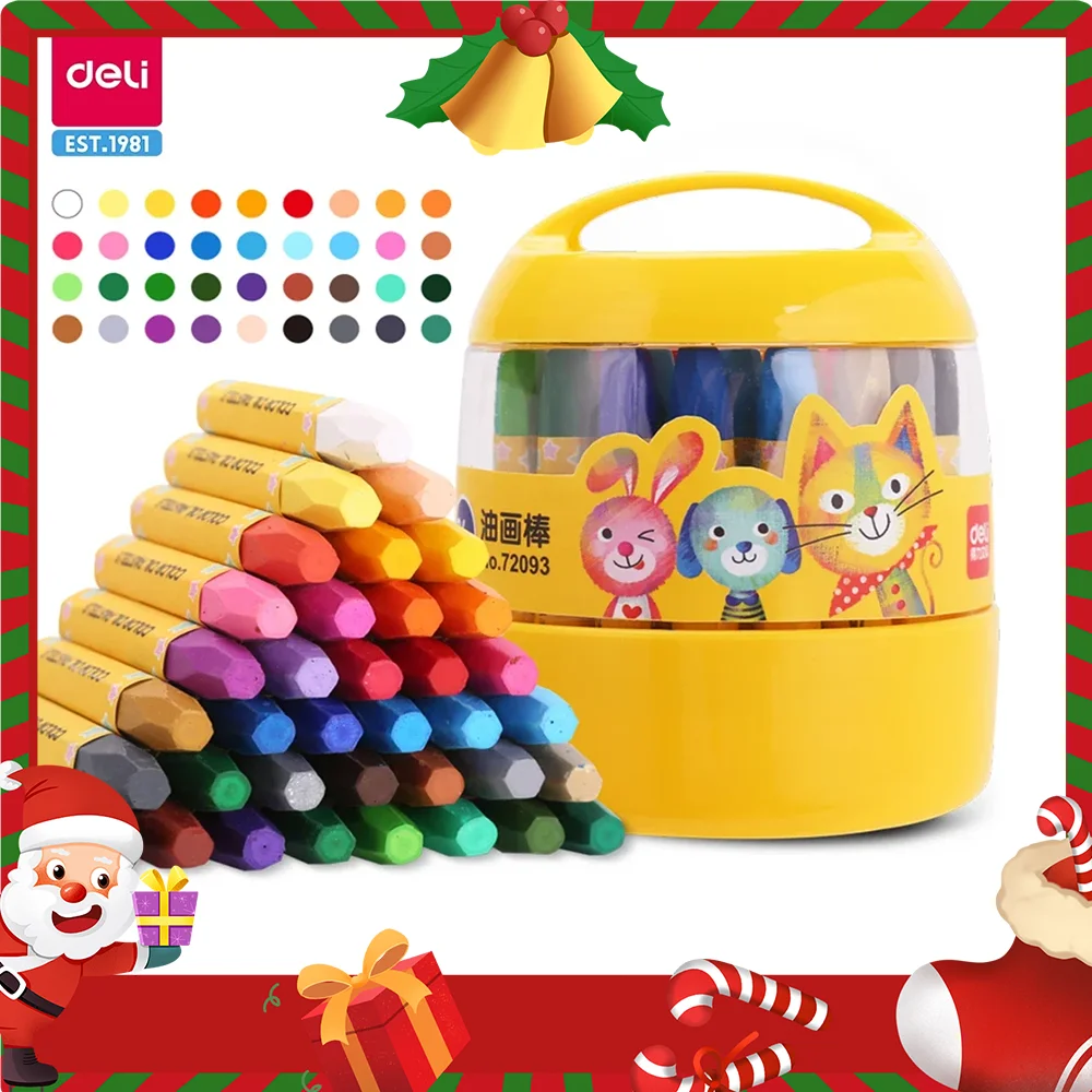 12 24 36 Colors Oil Pastels Colored Pencil Oil Pastels Color Wax Crayon Color Pen Colored Paiting Pencil Optional Kids Gift oil pastels