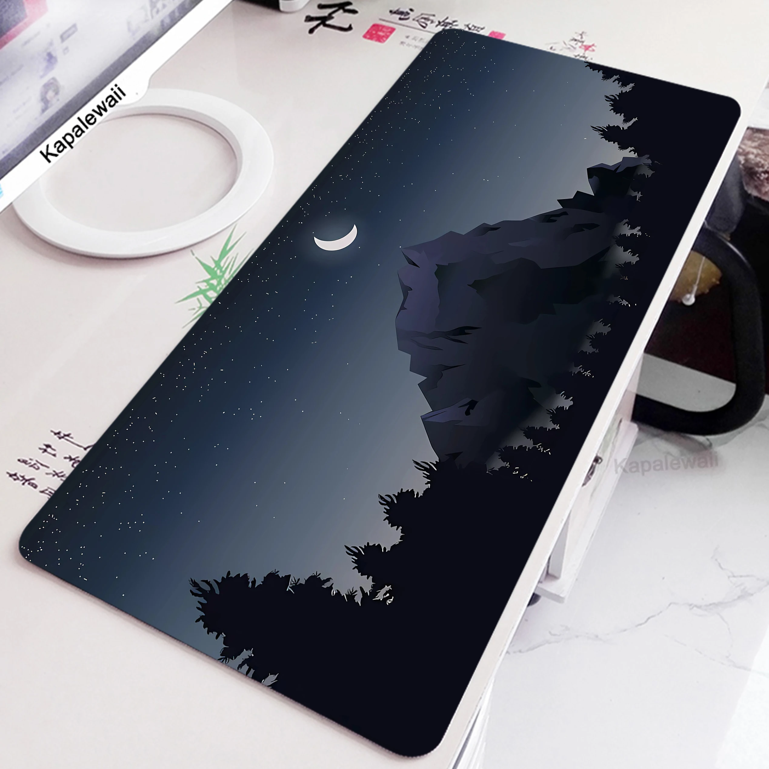 

Gamer Artistic Landscape Mouse Pad 900x400mm Gaming Mouse Mat Office Table Carpet Rubber Mousepad Big Keyboard Pads Desk Mat