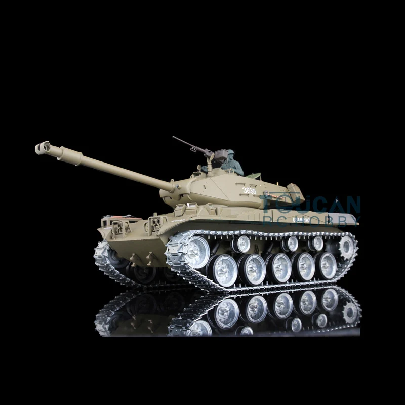 1/16 HENG LONG 7.0 커스텀 워커 불독 FPV RTR RC 탱크 3839 터렛 회전 메탈 트랙 기어박스 아이들러 로드 휠 TH17330