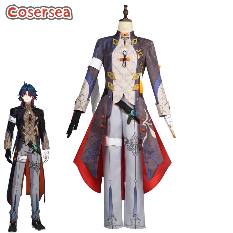 

Костюм для косплея Cosersea Blade Game Honkai: Star Rail Blade, мужская униформа, костюм для Хэллоуина, наряд для вечеринки, полный комплект