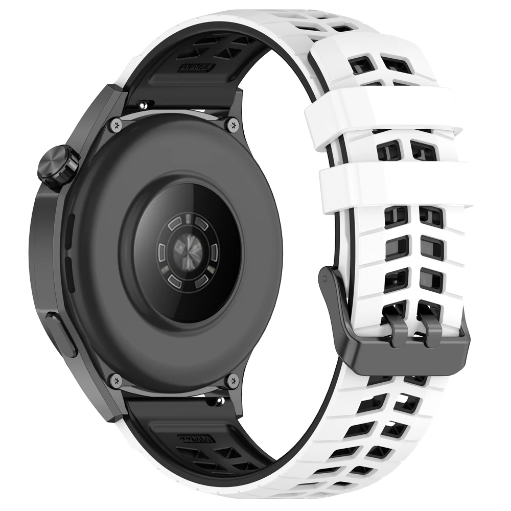 Breathable 22mm Silicone Watch Strap - Premium Sports Band Bracelet