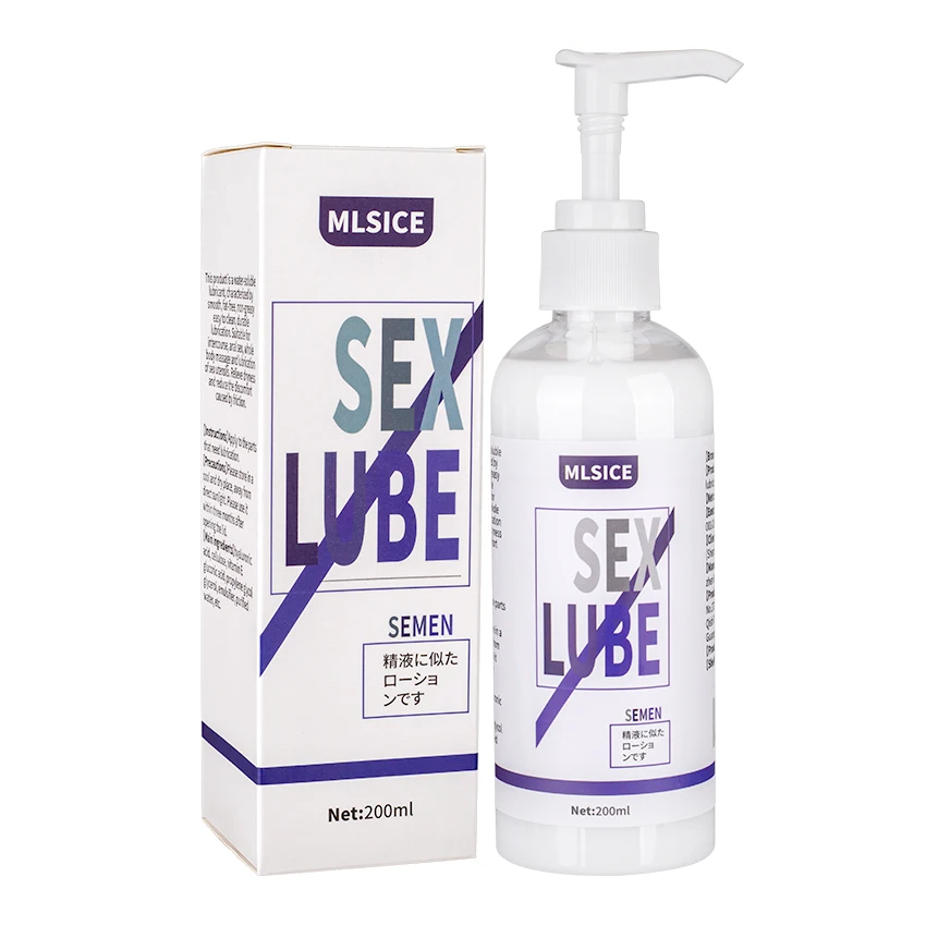 Silicone-Based Lube with Press Pump, Stringy Anal Lubricant Suitable for  Man Woman Gay Lesbian Couples Pleasure