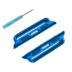 Versatile Watch Band Adapter Connector for Premium Watch Accessories (Blue with tool)