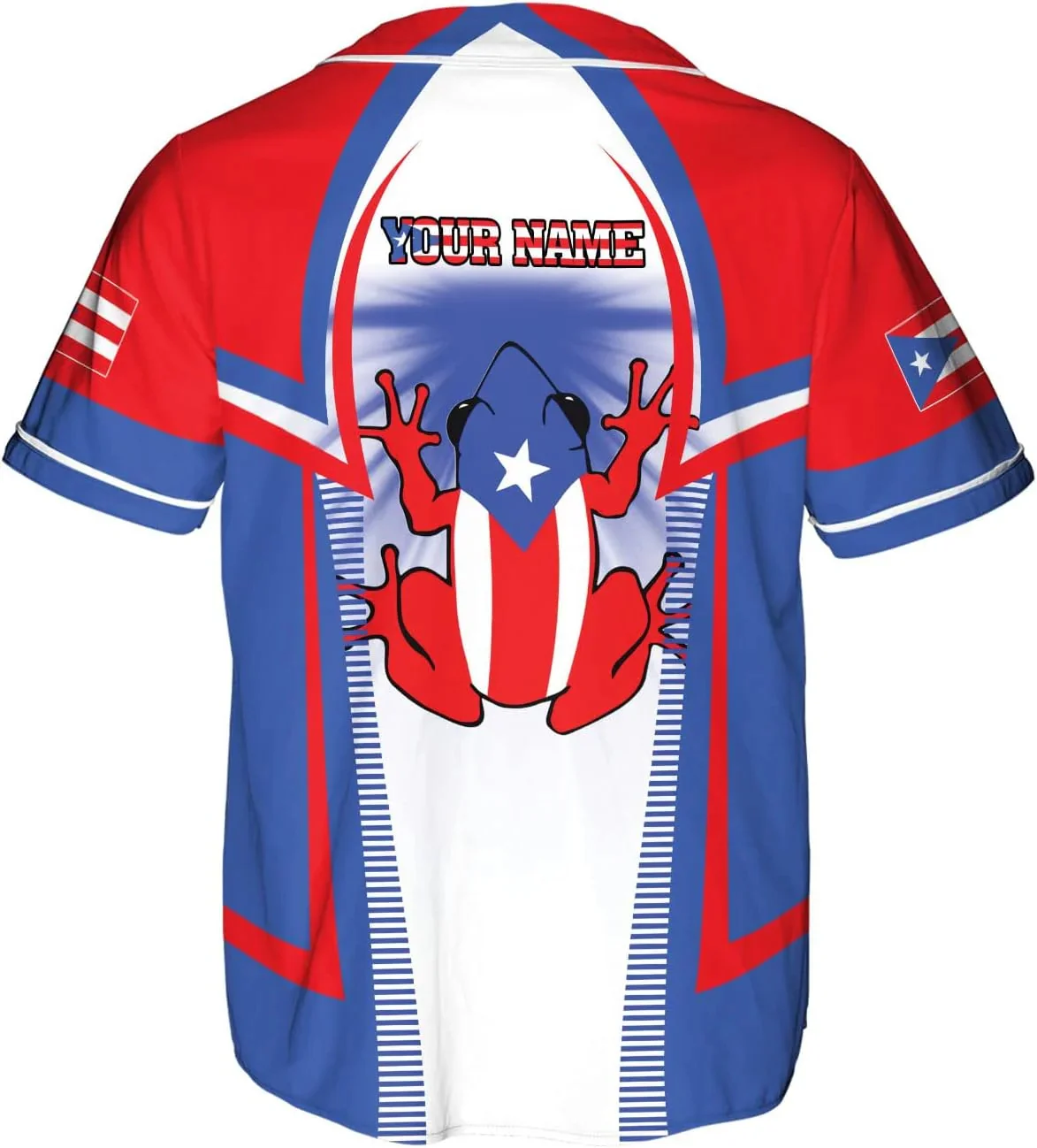 Passen Sie den Namen an, Puerto Rico-Flagge und Wappen, 3D-gedruckt, modisches Herren-Baseball-Shirt, Sommer, Straße, Unisex, Baseball-Trikot KZ23 – Detail 29