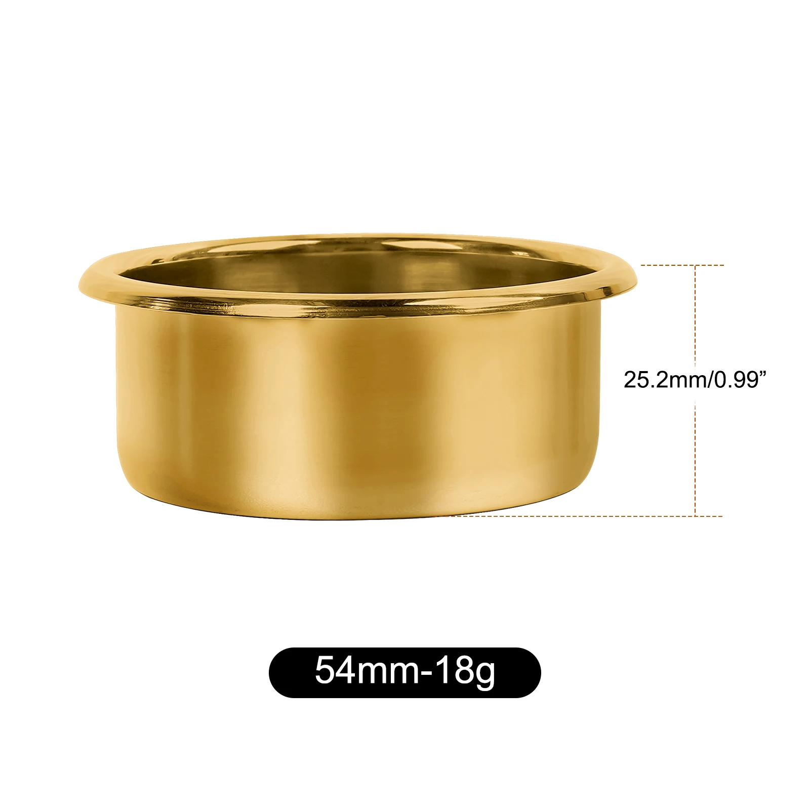 فلتر سلة قهوة اسبريسو بدون قاعدة عالي الدقة من الس...