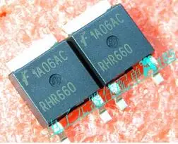 

10 шт., 100% оригинальный новый диод RHR660 6A 600 в RHRD660 SMD TO-252